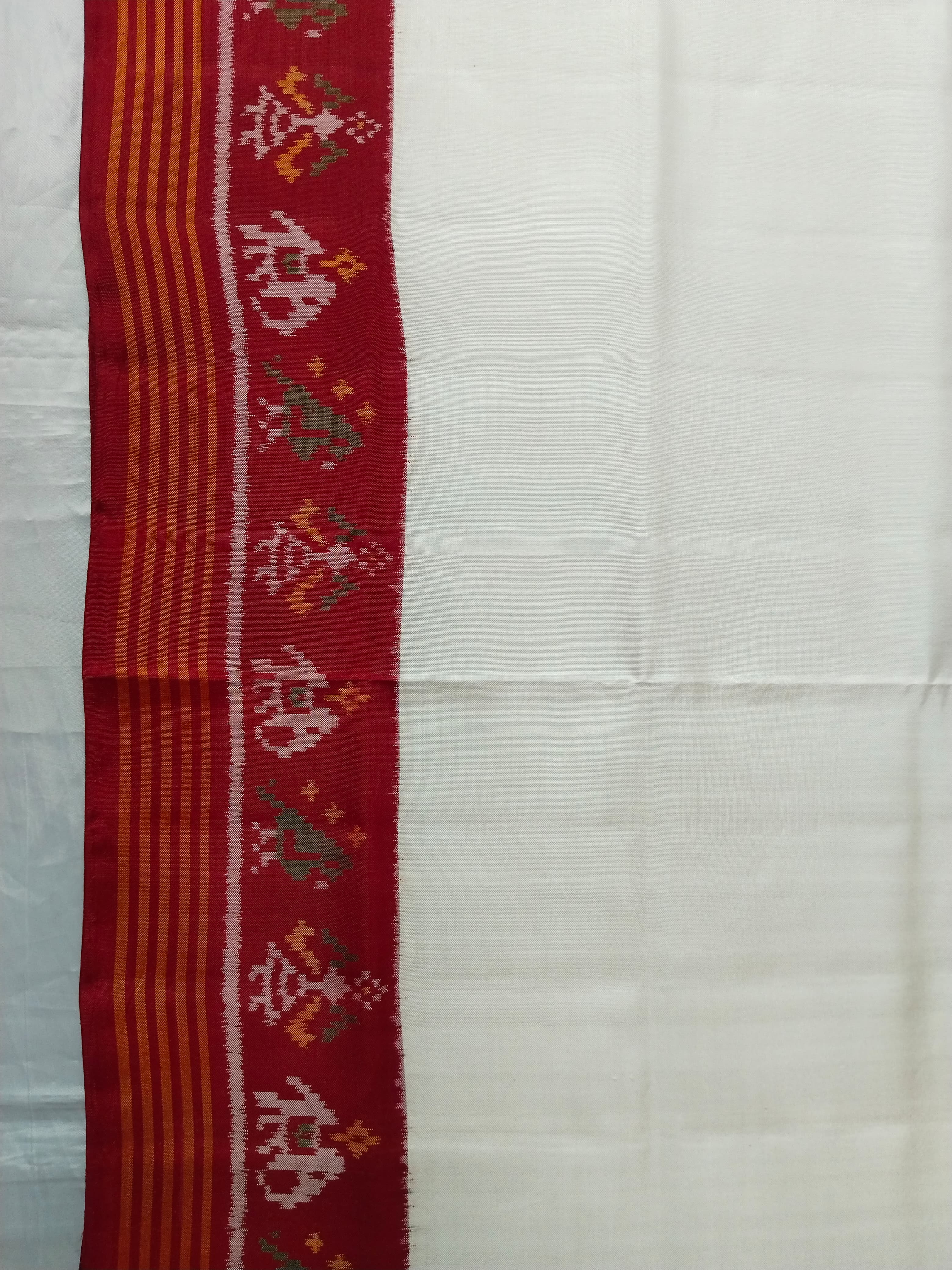 Sanskriti Handwoven Pure Patola Silk Saree