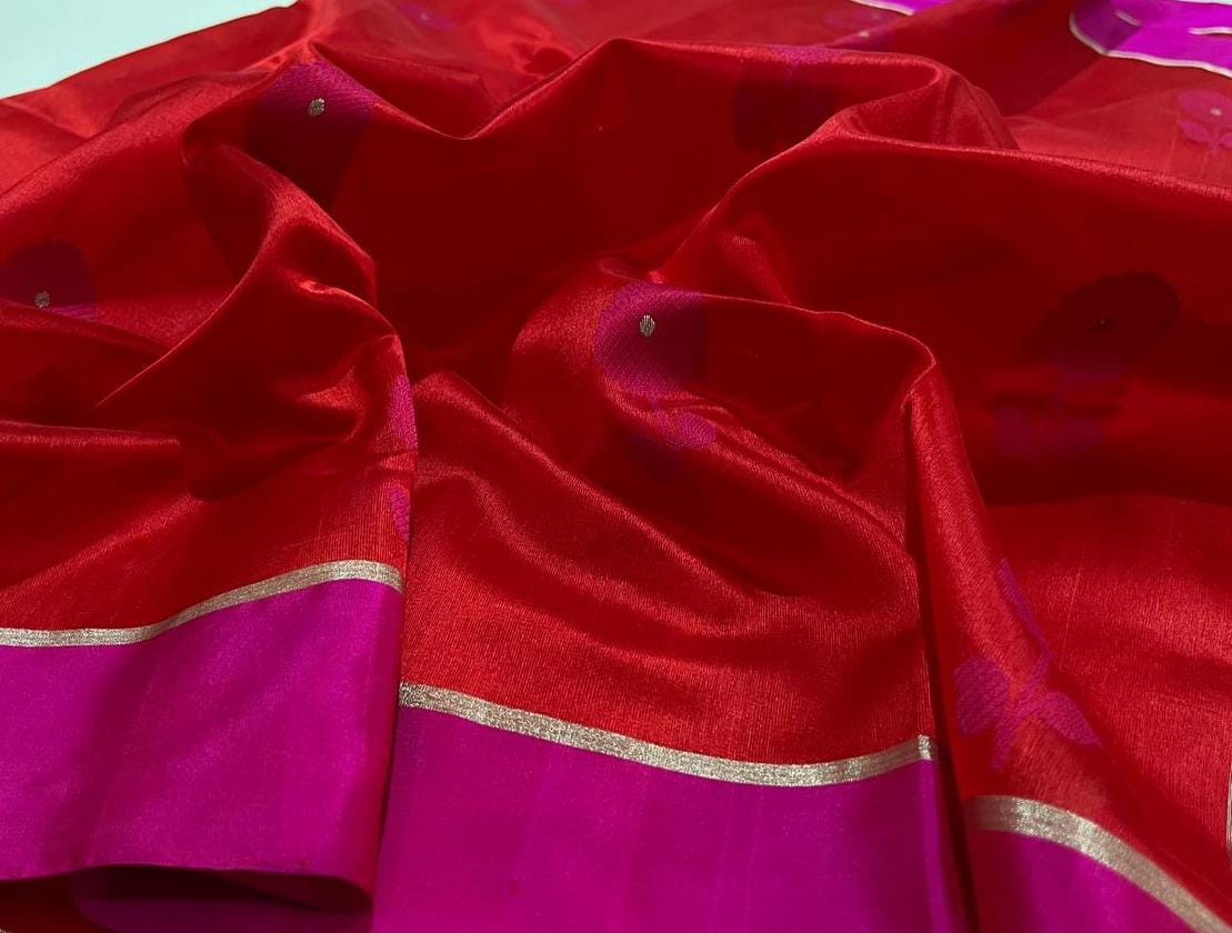 Sanskriti Handwoven chanderi silk saree (Karisma kapoor inspired)