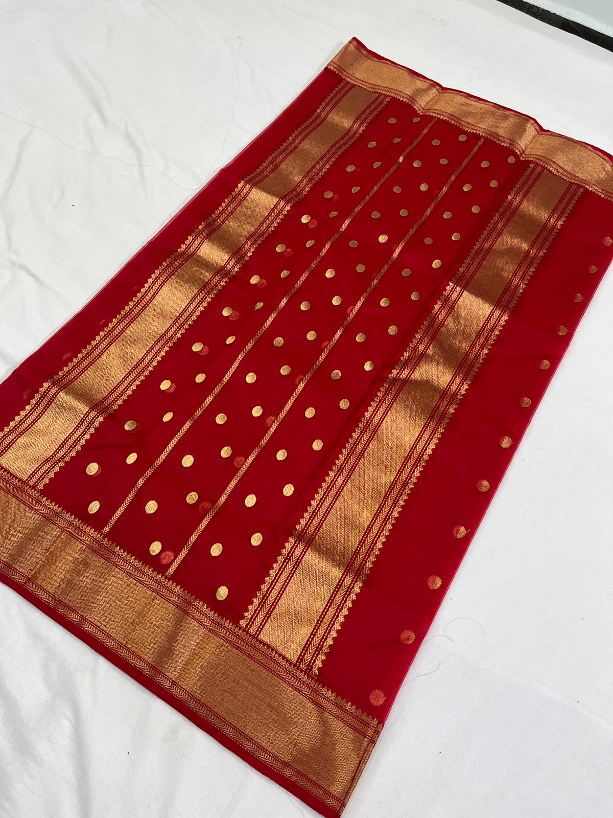 Sanskriti Chanderi handloom pure kataan silk saree