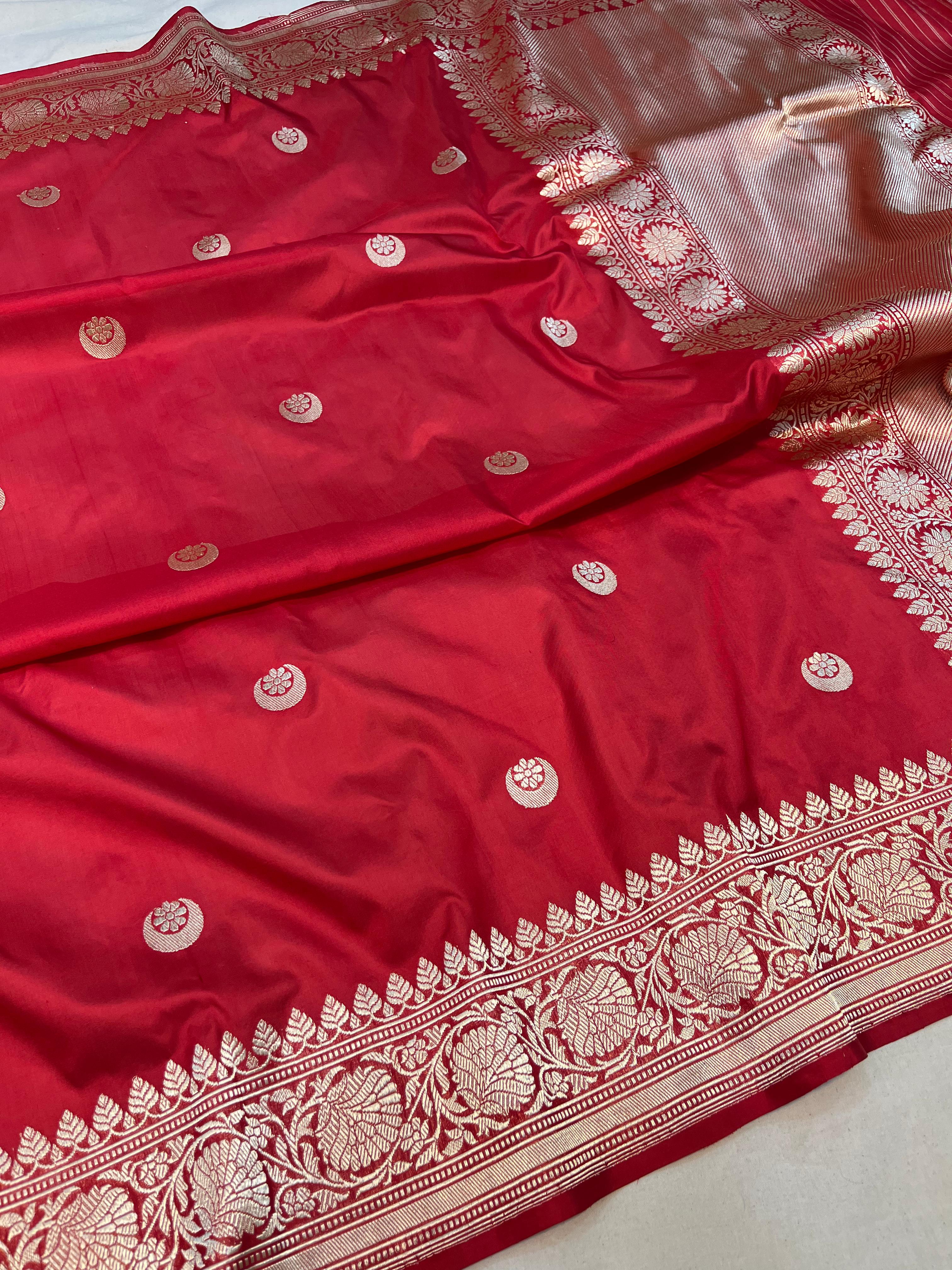 Sanskriti handloom Banarasi Pure Katan Silk Sarees (Sonakshi Sinha Inspired)