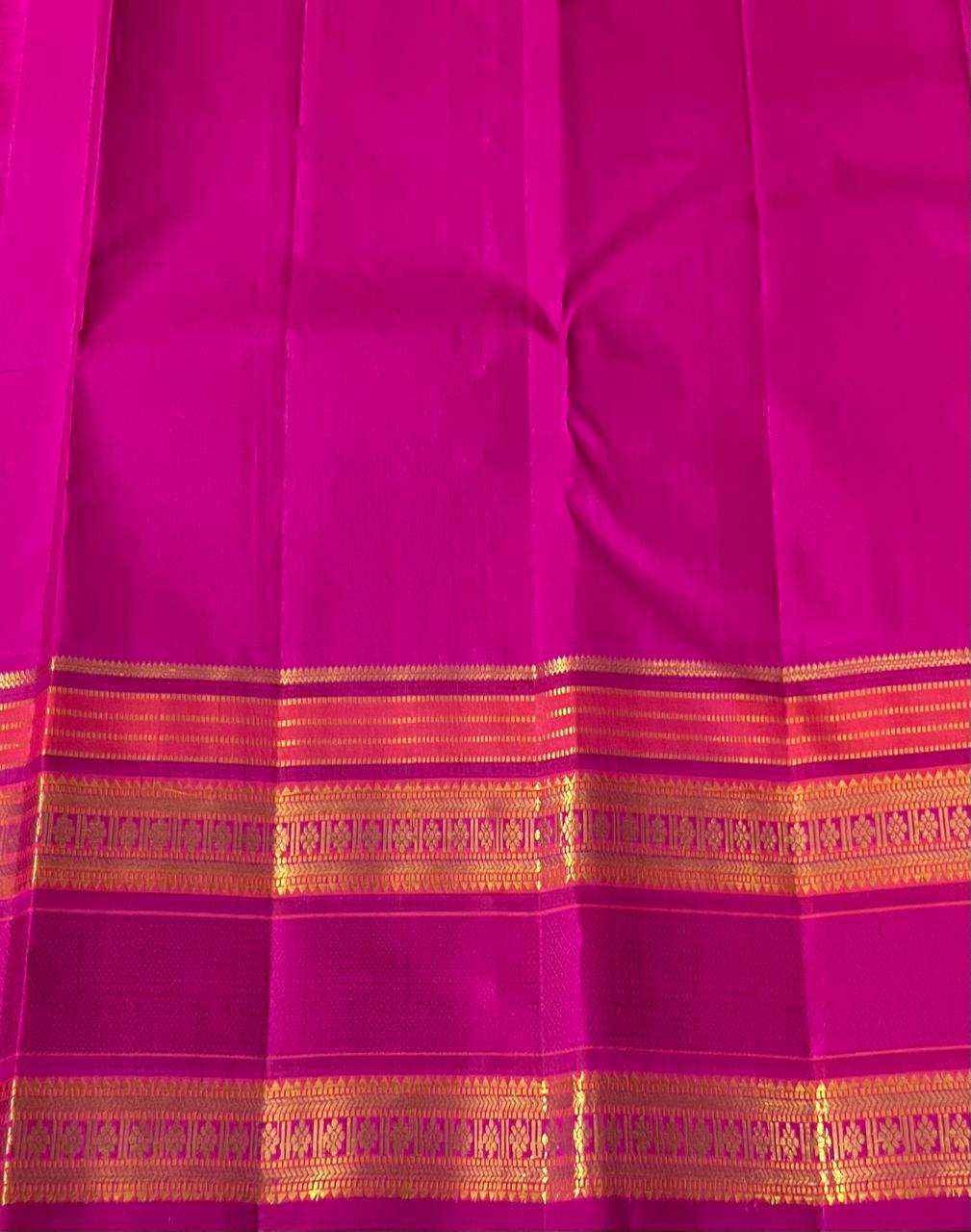 Sanskriti Handloom Pure Kanchipuram Silk Saree(Silk Mark Certified)