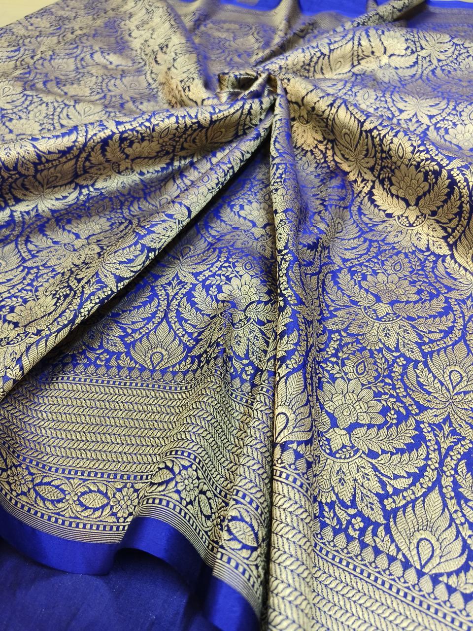 Sanskriti Handloom Pure Katan Banarasi Silk Saree( Jahnvi Kapoor Inspired)