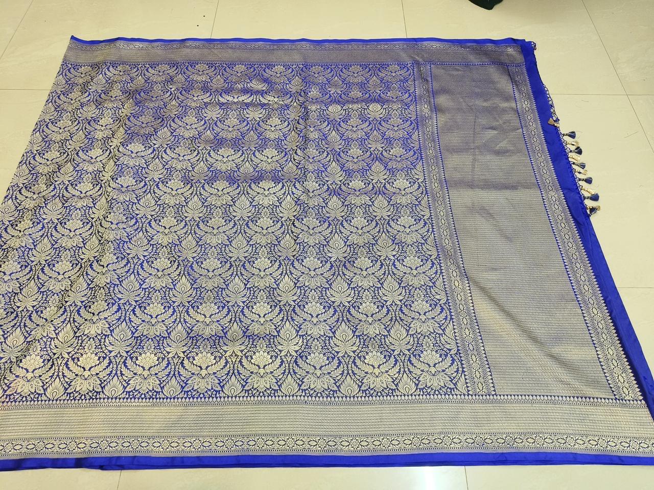 Sanskriti Handloom Pure Katan Banarasi Silk Saree( Jahnvi Kapoor Inspired)