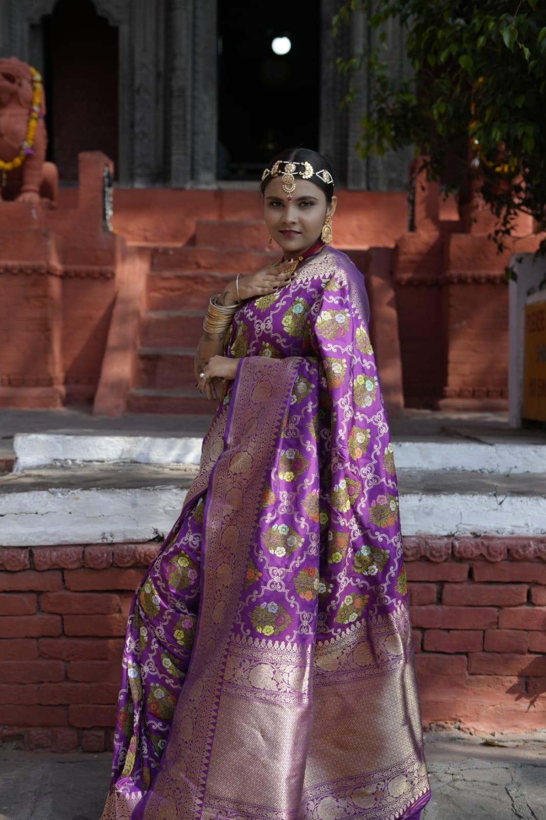 Sanskriti Pure handwoon kataan silk saree