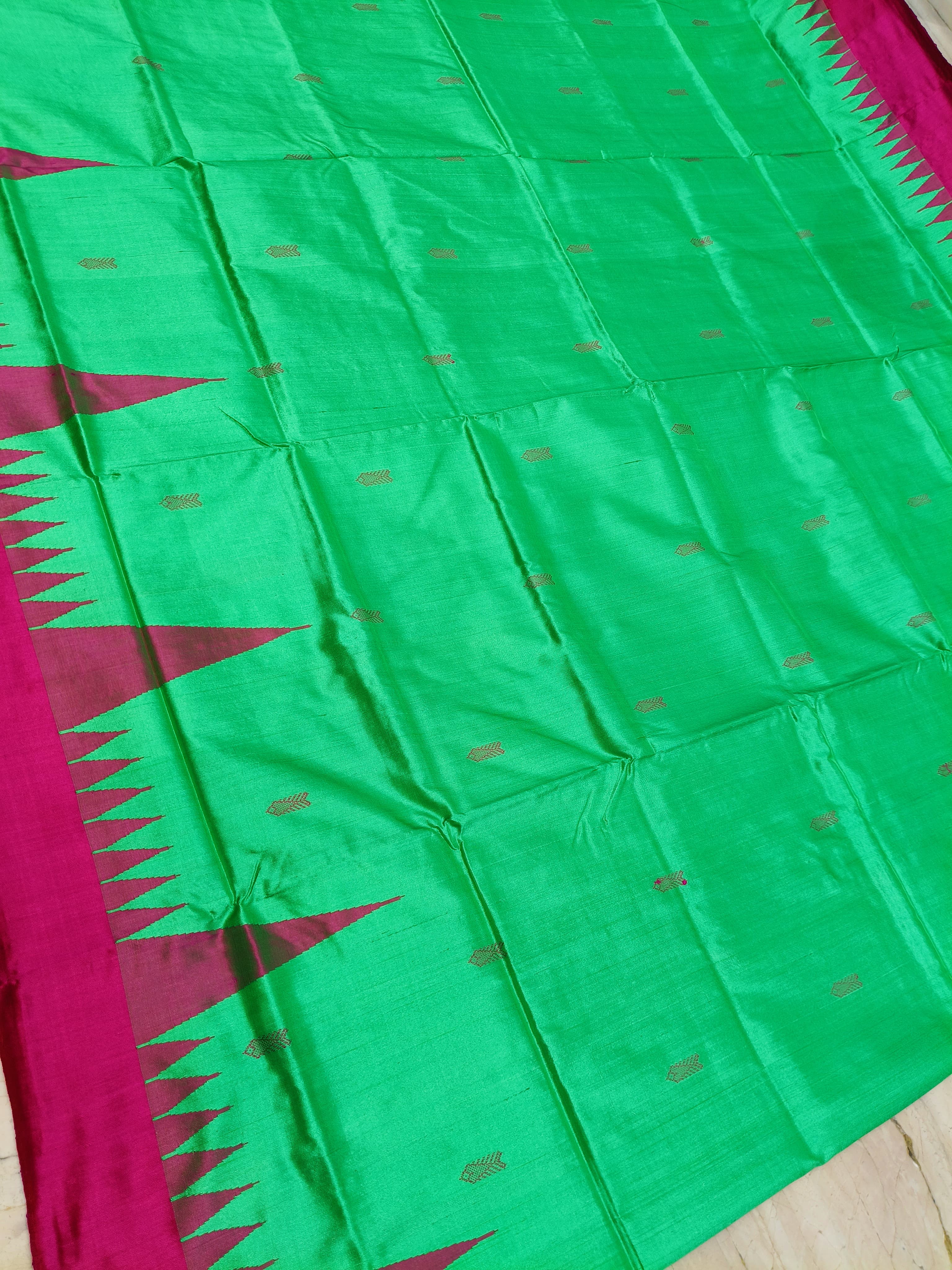 Sanskriti Sambalpuri handloom mulberry Silk saree