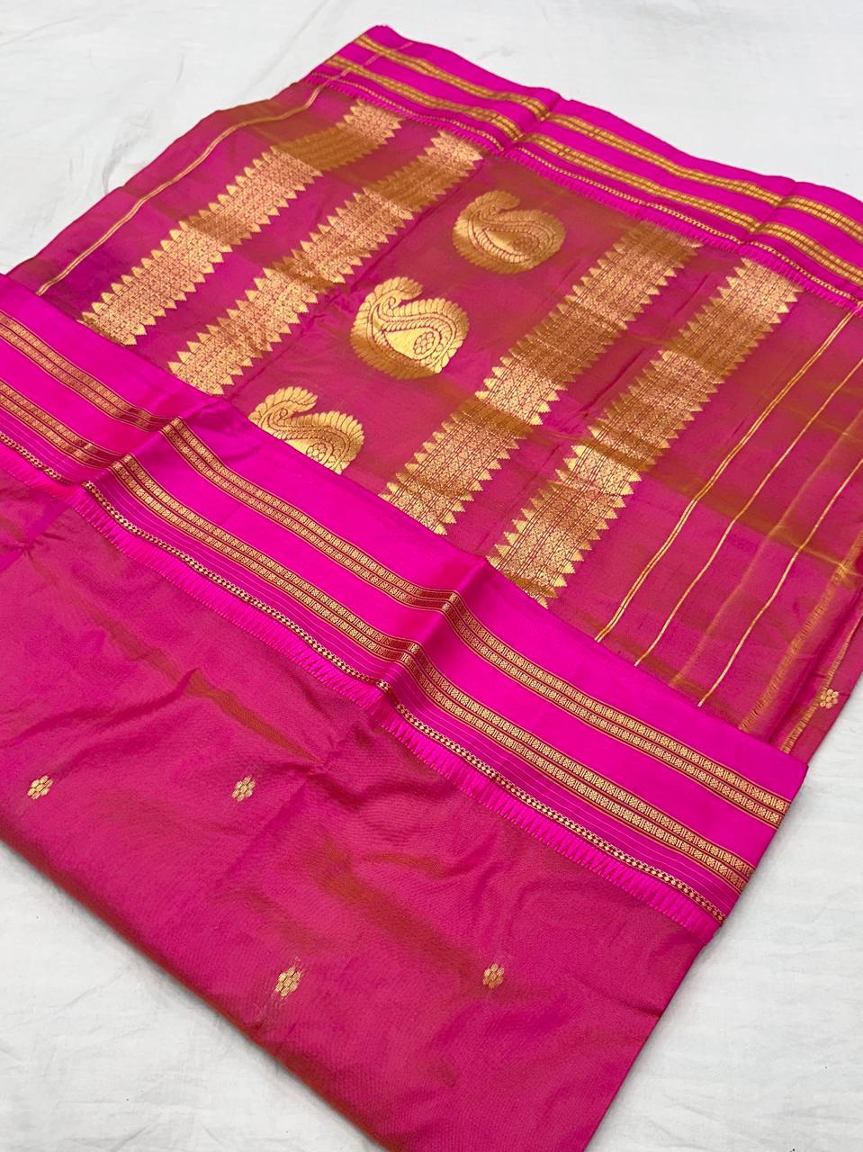 Sanskriti Pure silk Narayanpeth saree