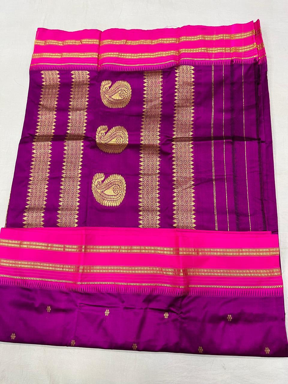 Sanskriti Pure silk Narayanpeth saree