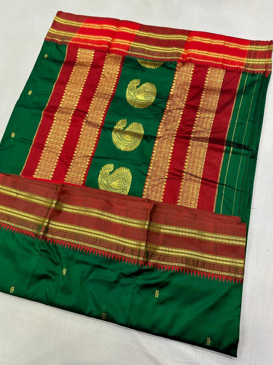 Sanskriti Pure silk Narayanpeth saree