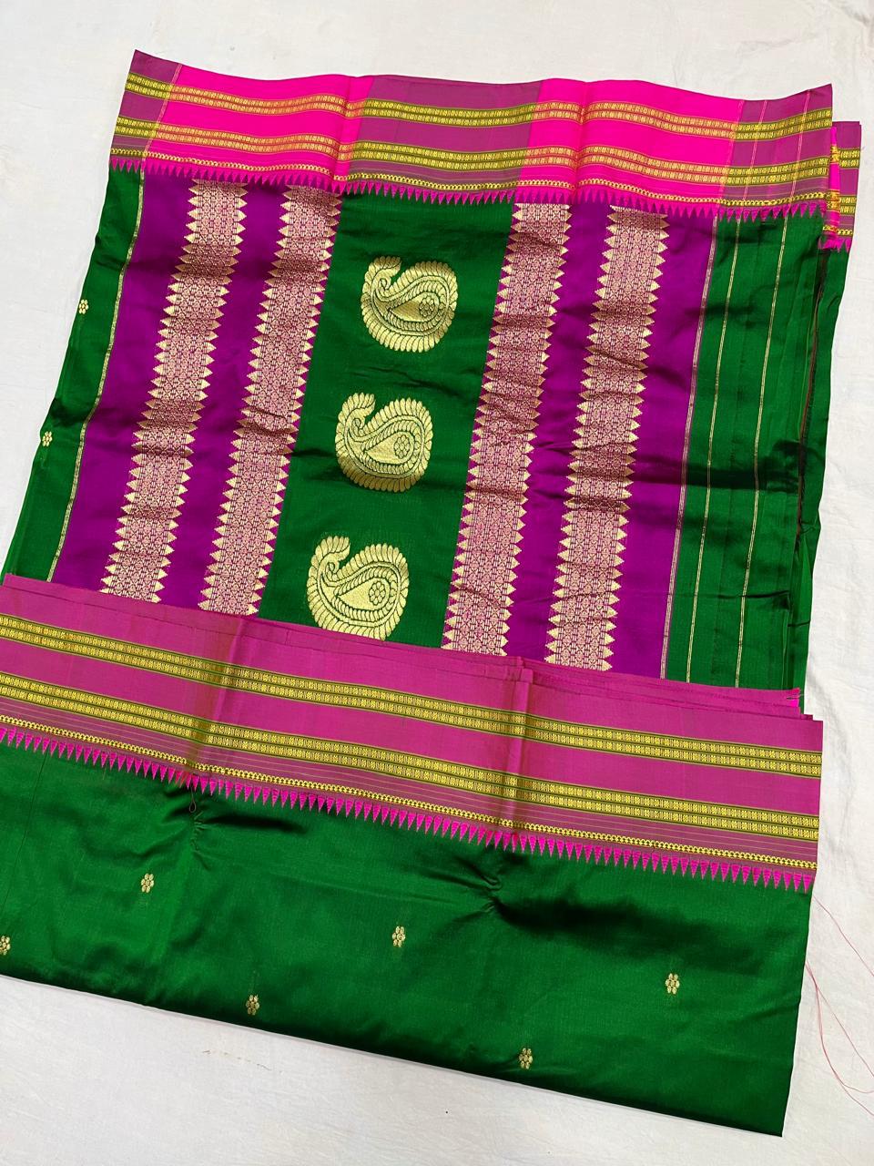 Sanskriti Pure silk Narayanpeth saree