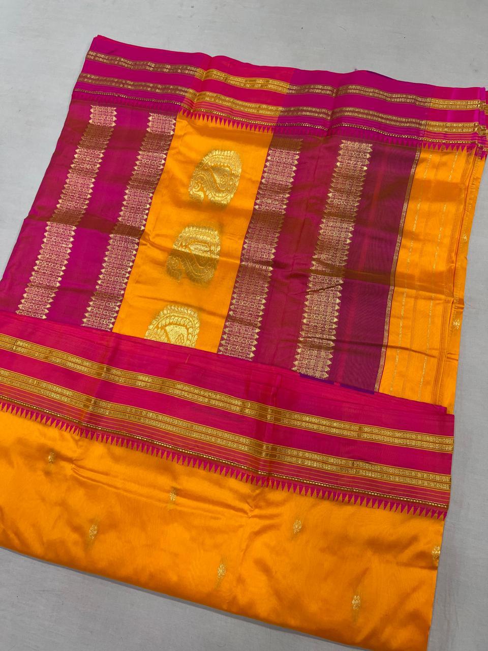 Sanskriti Pure silk Narayanpeth saree