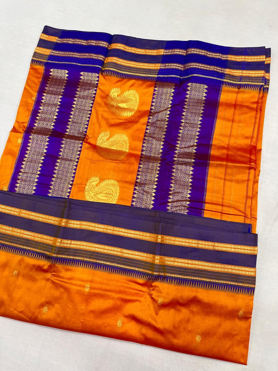 Sanskriti Pure silk Narayanpeth saree