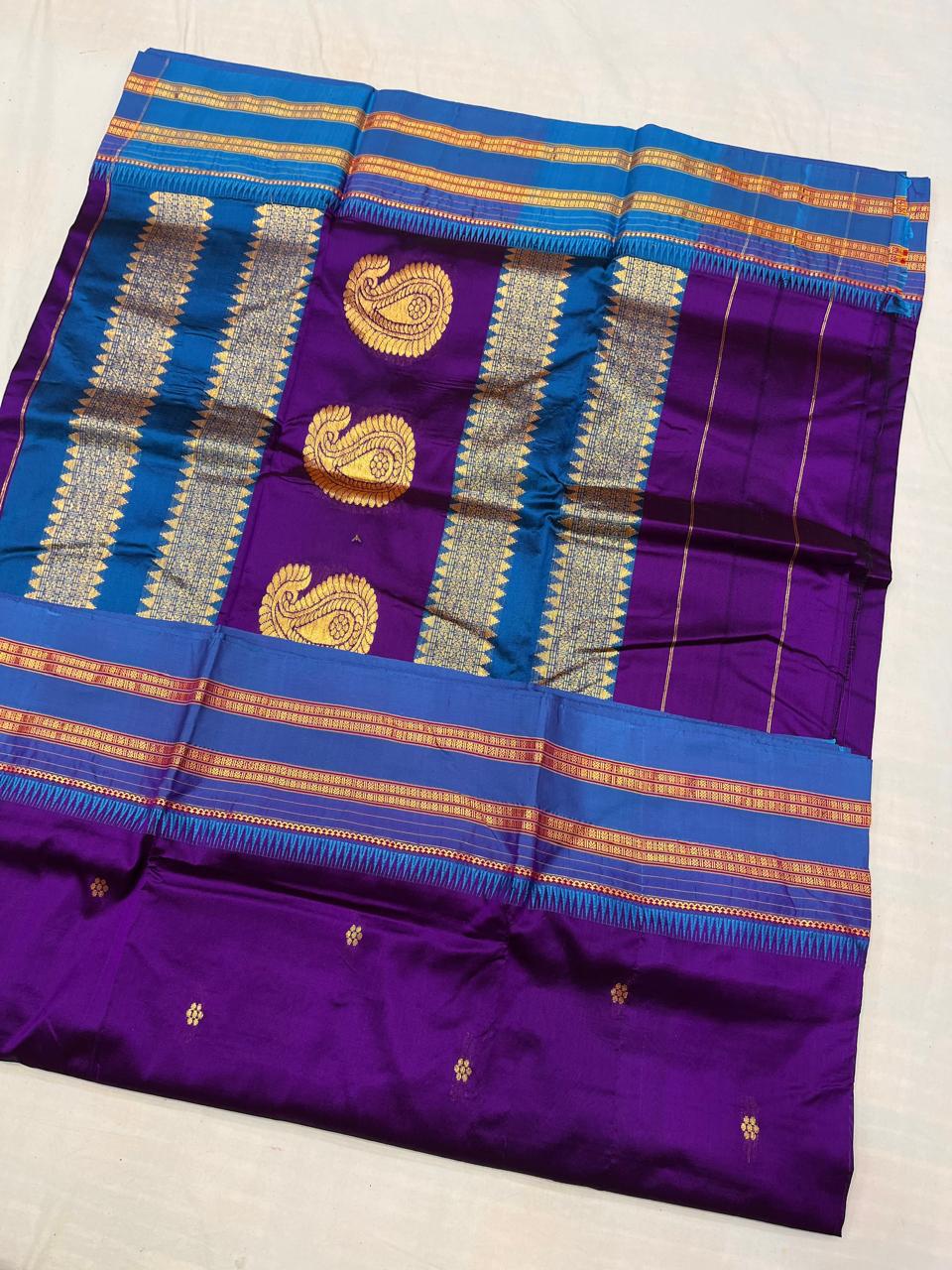 Sanskriti Pure silk Narayanpeth saree