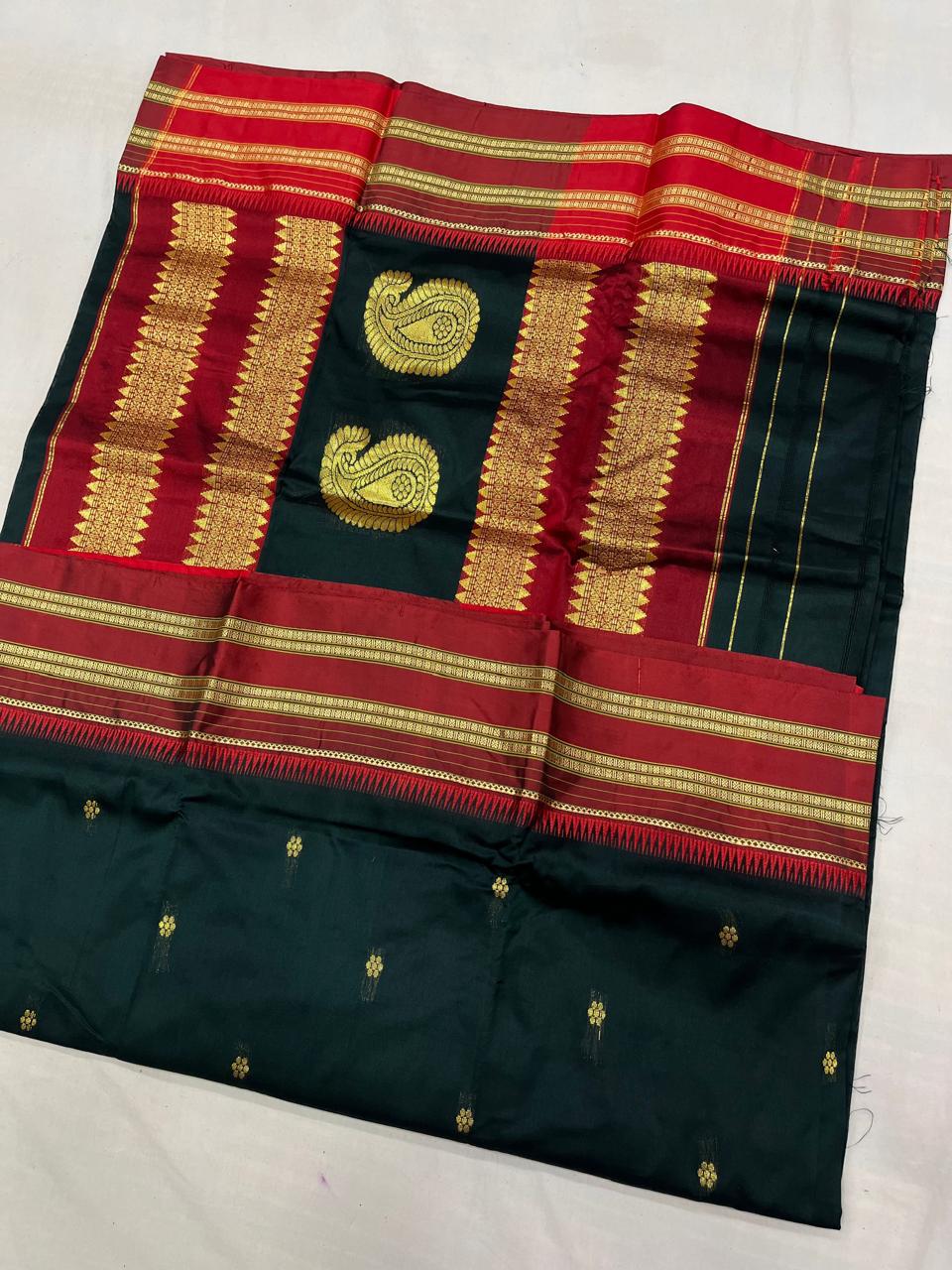 Sanskriti Pure silk Narayanpeth saree