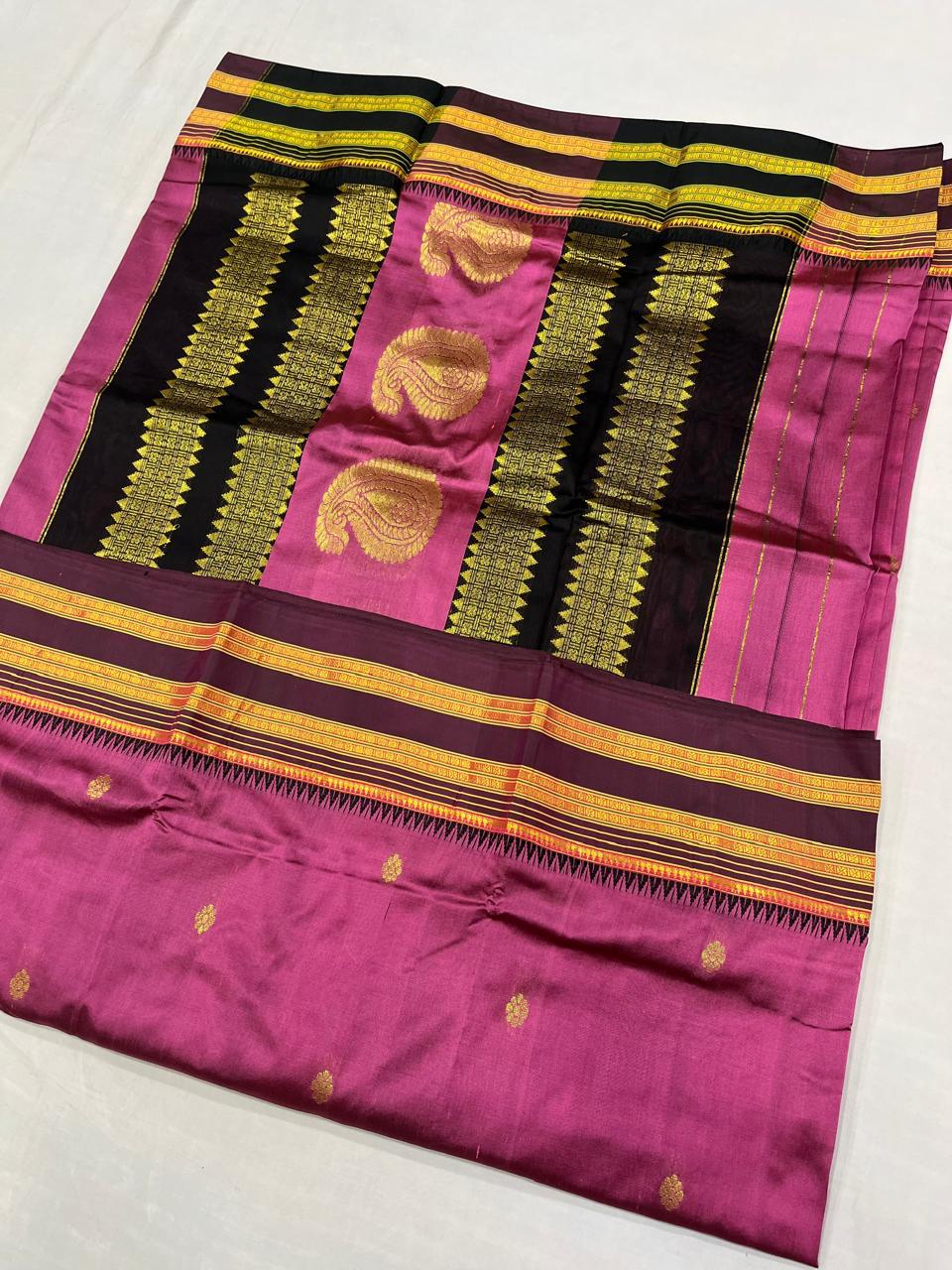 Sanskriti Pure silk Narayanpeth saree