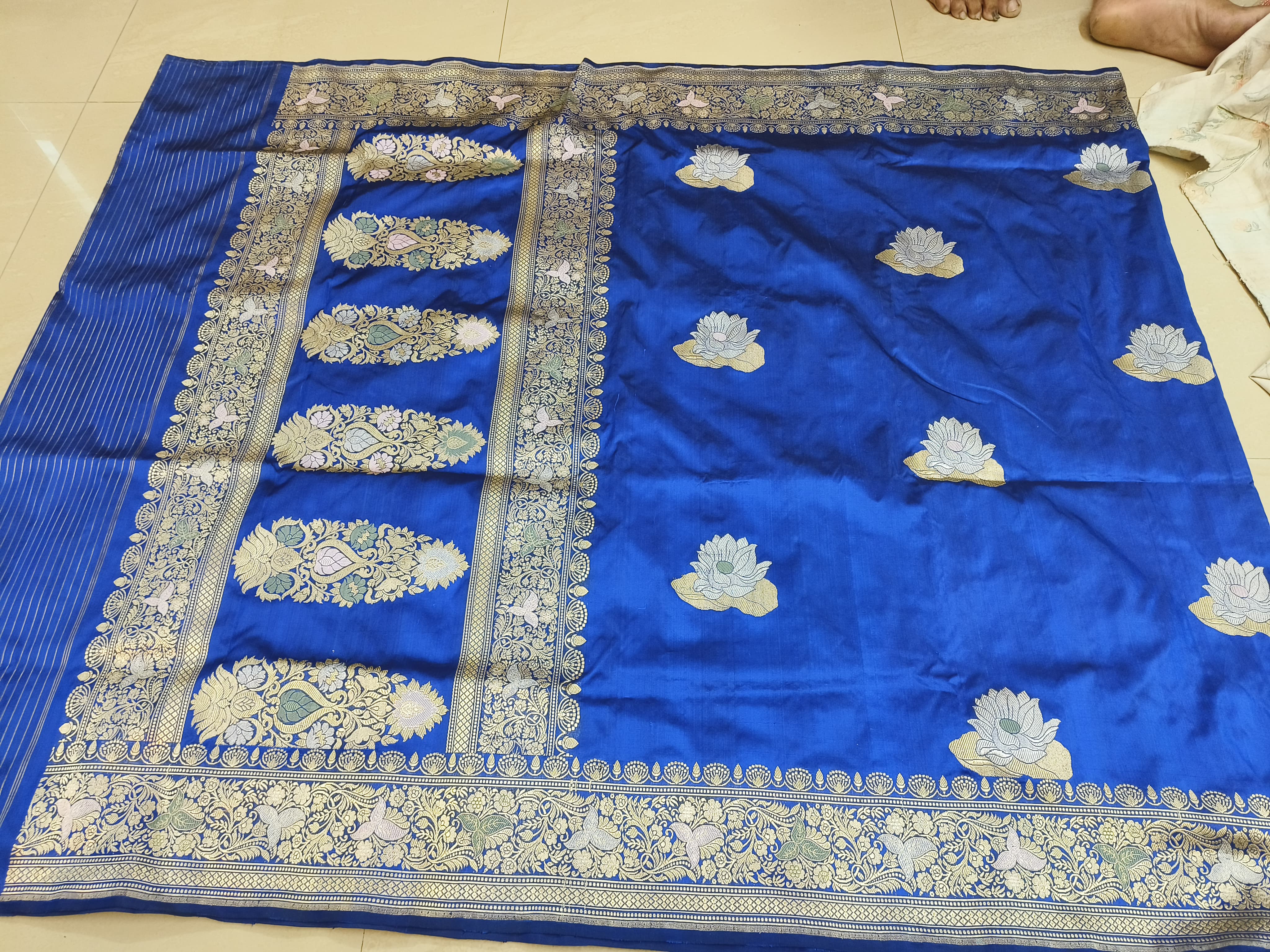 Sanskriti Pure Katan Silk Handloom Banarasi Saree