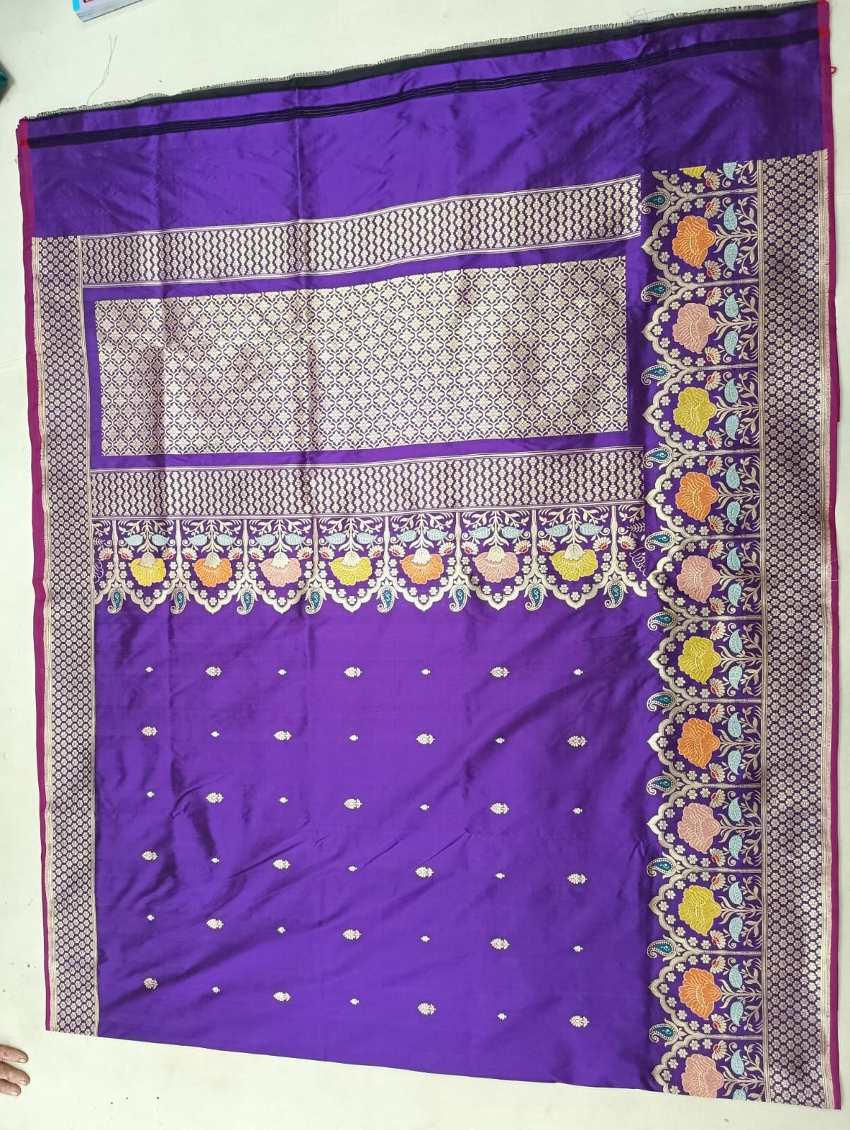 Sanskriti Pure Katan Silk Handloom Banarasi Saree