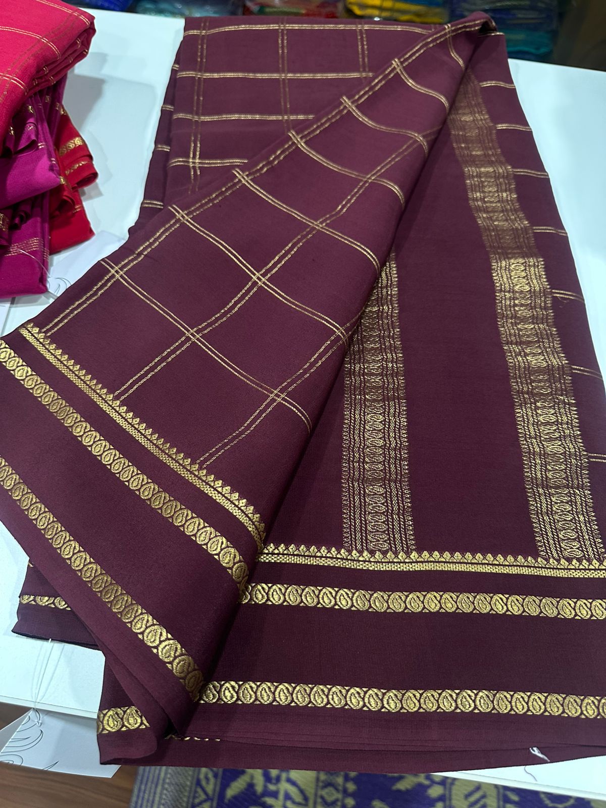 Sanskriti Exclusive Pure Mysore silk saree -Silk certified