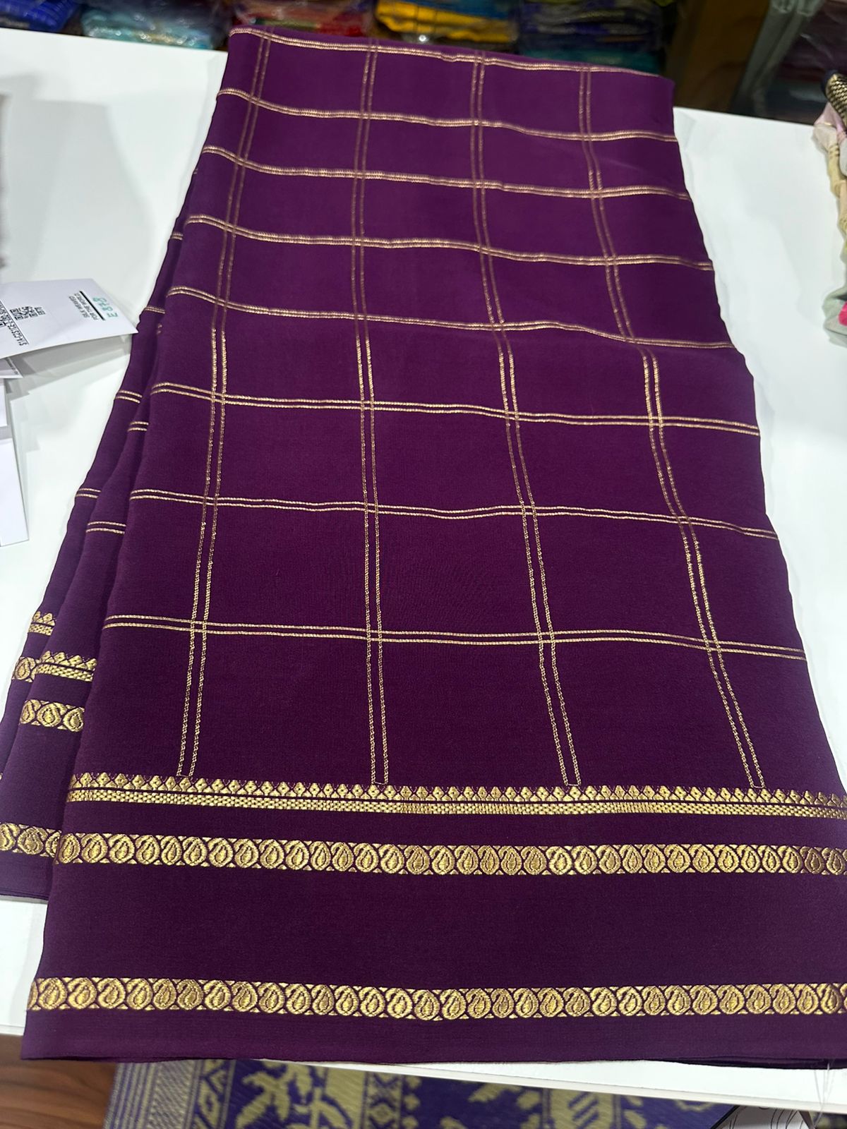 Sanskriti Exclusive Pure Mysore silk saree -Silk certified