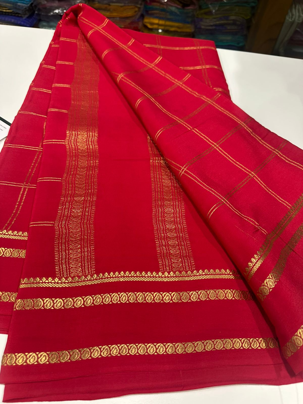 Sanskriti Exclusive Pure Mysore silk saree -Silk certified