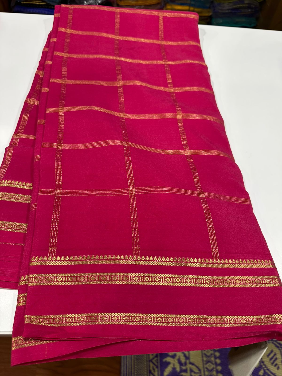 Sanskriti Exclusive Pure Mysore silk saree -Silk certified