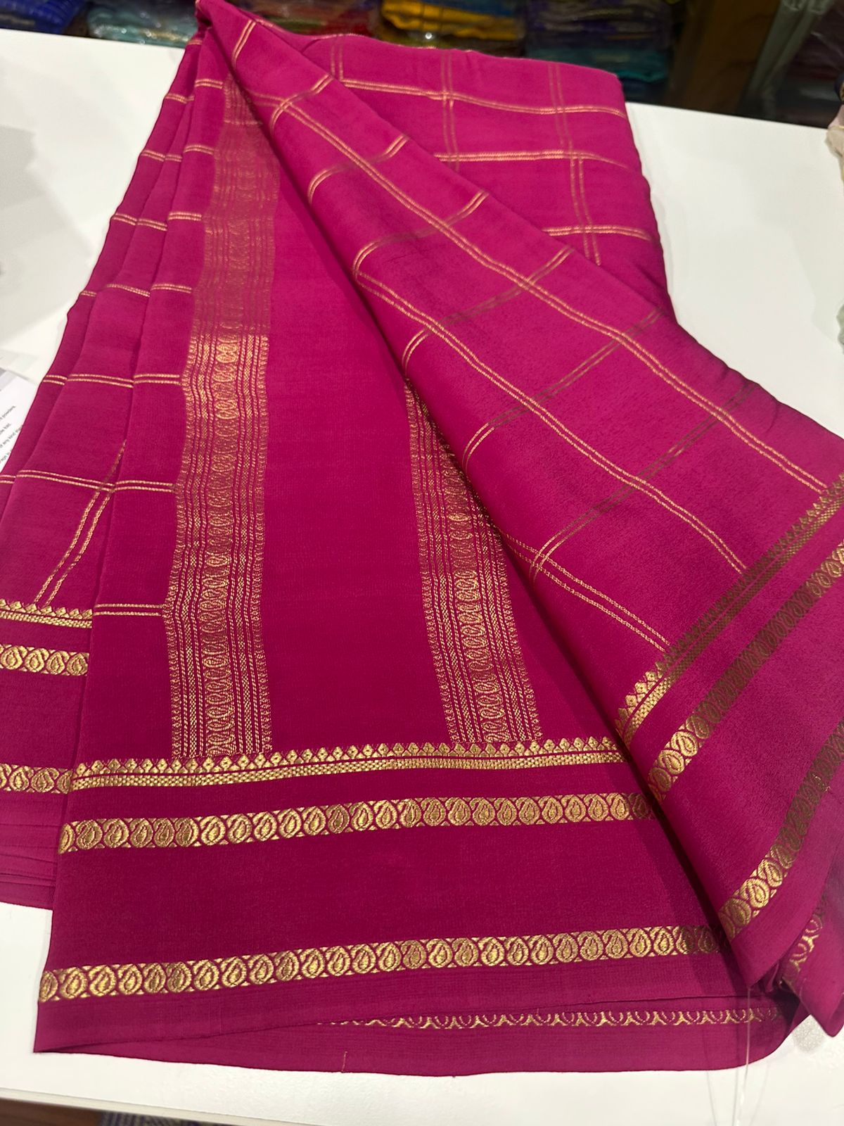 Sanskriti Exclusive Pure Mysore silk saree -Silk certified