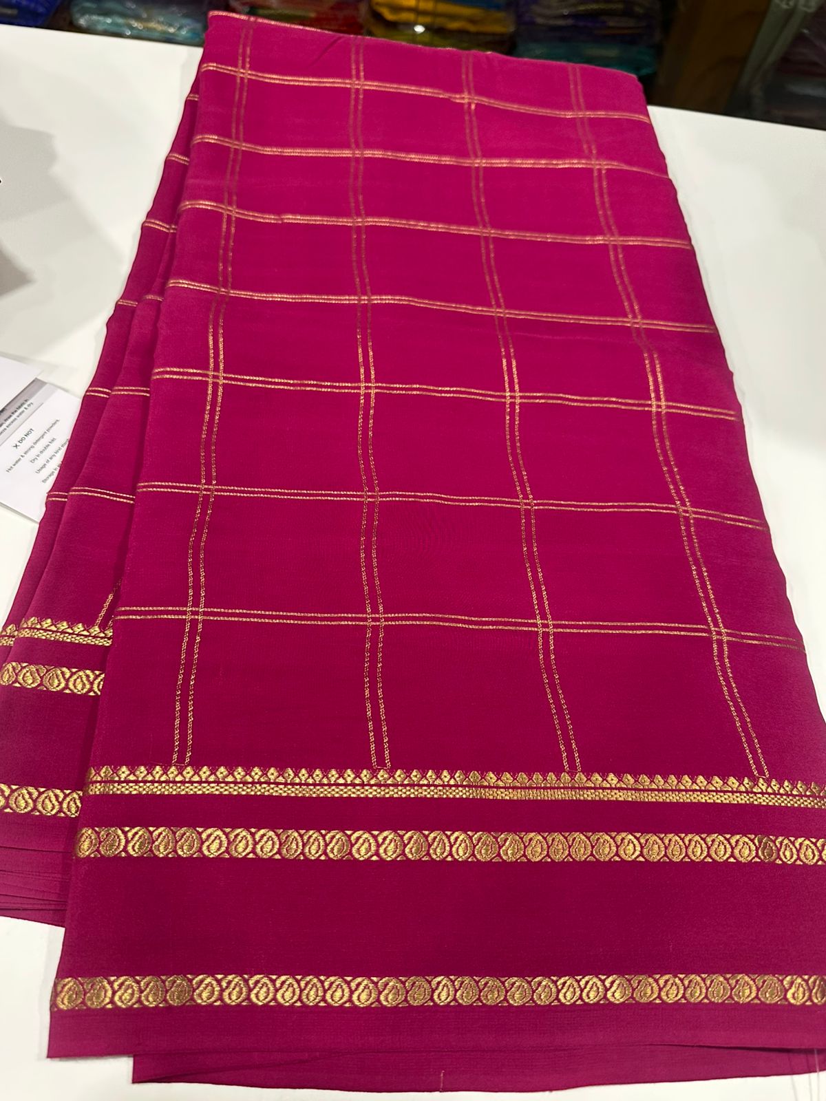 Sanskriti Exclusive Pure Mysore silk saree -Silk certified