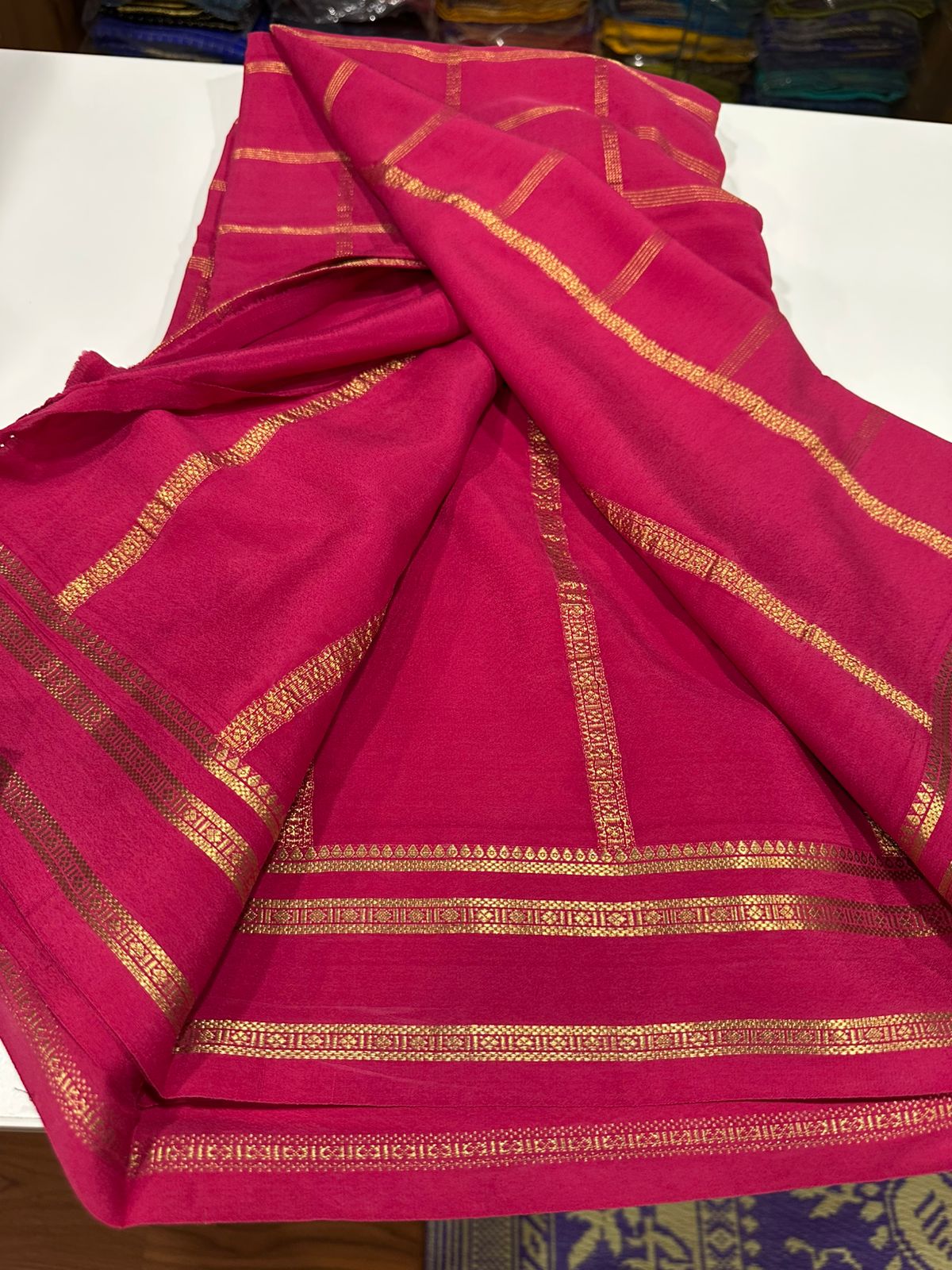 Sanskriti Exclusive Pure Mysore silk saree -Silk certified