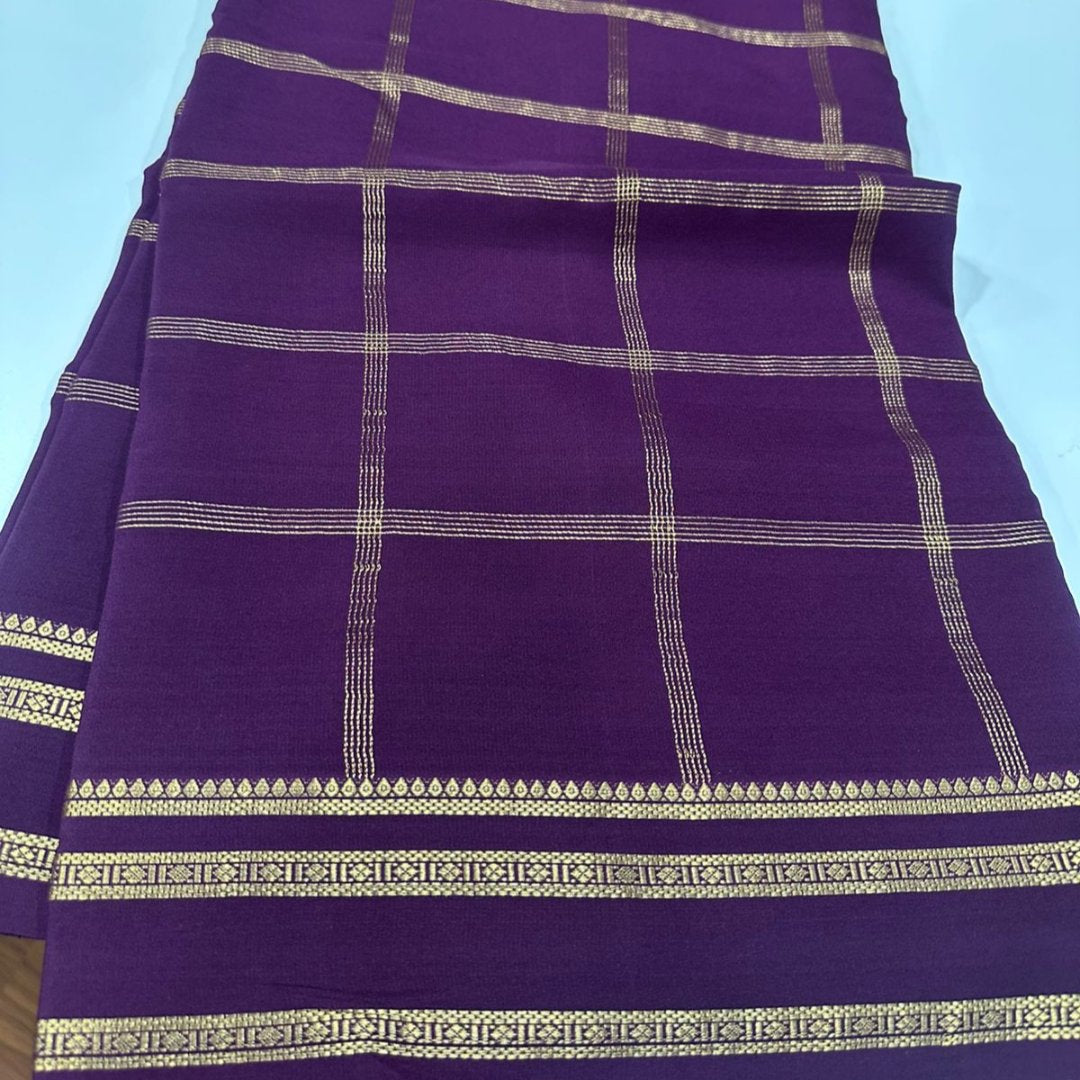 Sanskriti Exclusive Pure Mysore silk saree -Silk certified