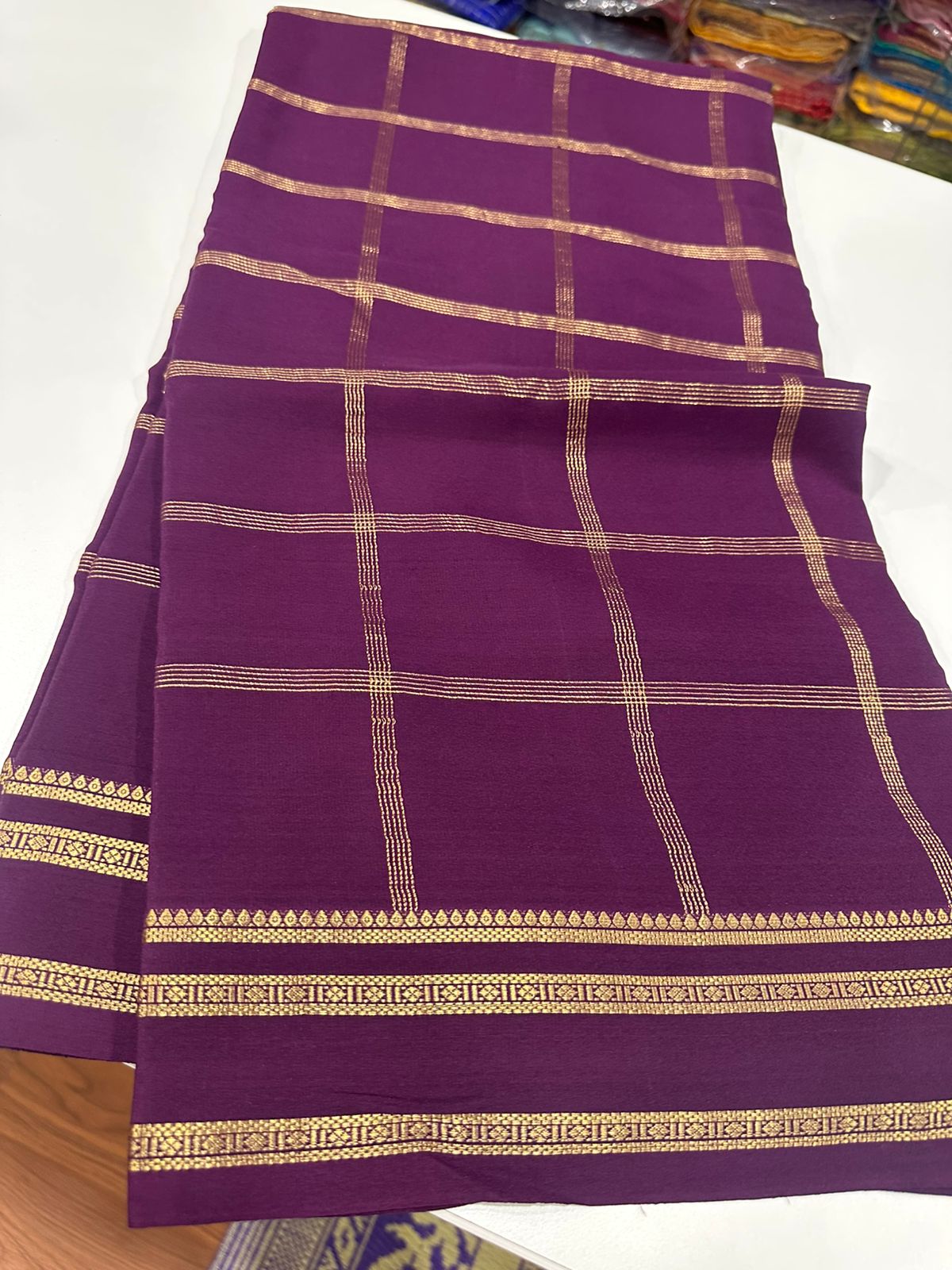 Sanskriti Exclusive Pure Mysore silk saree -Silk certified