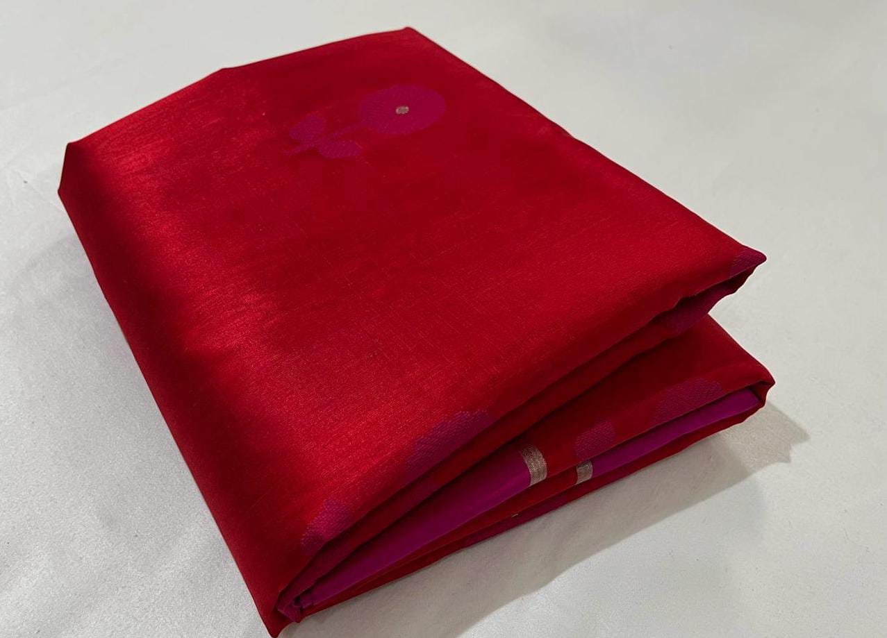 Sanskriti Handwoven chanderi silk saree (Karisma kapoor inspired)